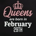 thumbnail image 3 of CafePress - Queens Are Born In February 29Th Pajamas - Men's Dark Loose Fit Cotton Pajama Set, 3 of 7