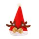 thumbnail image 2 of Fiudx Gorro Navideño de Reno, Gorro de Papá Noel de Poliéster Suave para Recién Nacido, Accesorio Fotográfico para Bebé, Bonito Regalo Navideño, Perfecto para Fiestas de Navidad, Unisex, Tamaño 13,3, 2 of 6
