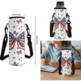 thumbnail image 7 of XYZCANDO American Bow Prints 4 Piece School Backpack Set with Lunch Box Pencil Case Water Bottle Bag Carrier Gift for Elementary School Students, 7 of 7
