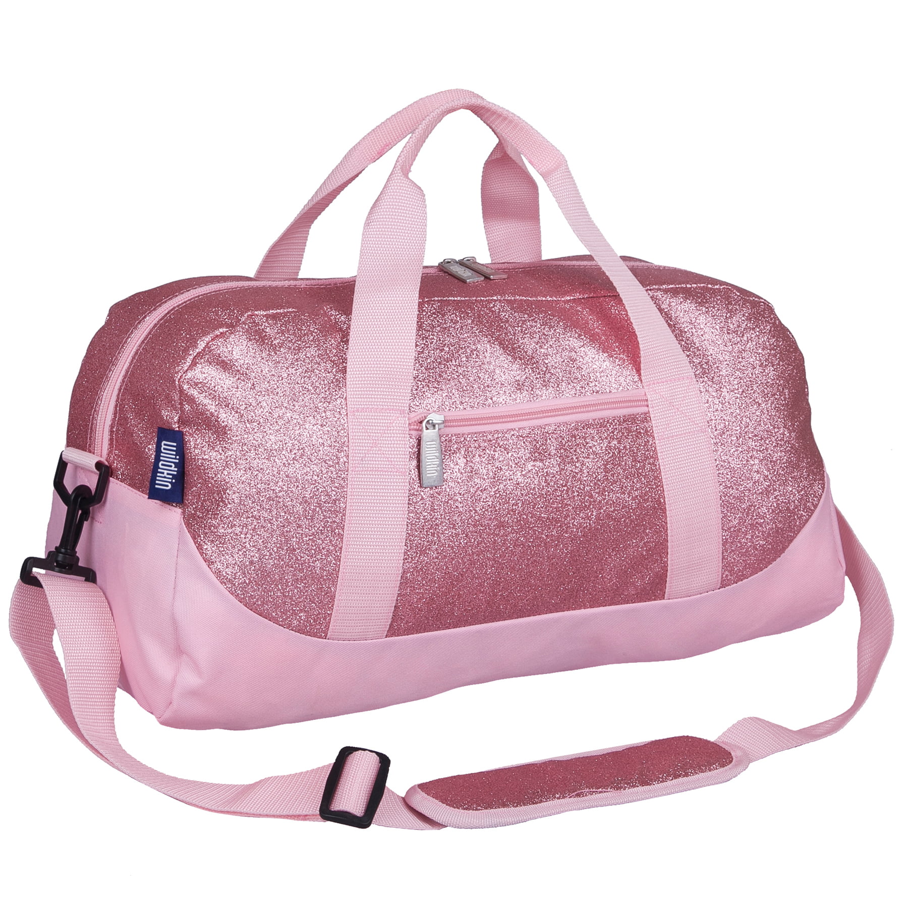 Wildkin Pink Glitter Overnighter Duffel Bag - 0 - 0