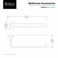 thumbnail image 3 of Kraus  Aura Bathroom Towel Ring in Brushed Nickel, 3 of 5