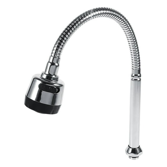 Flexible 360 Degree Swivel Stainless Steel Faucet for Kitchen Sink with Adjustable Spray and Water Flow Options