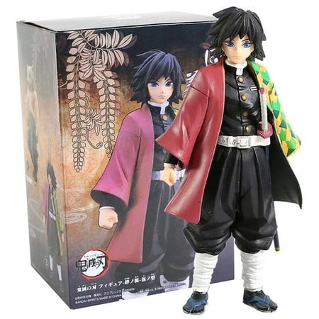 Aegis Demon Slayer Tomioka Giyuu Action Figure, PVC Red/Black, 55 in