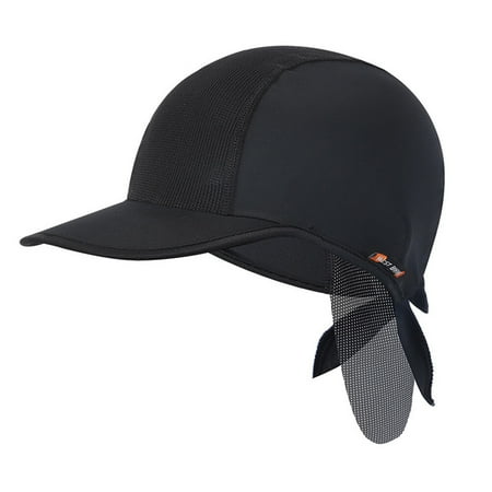 

HOMEMAXS Summer Sun-shade Sunscreen Peaked for Outdoor Riding Fishing (Black)