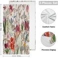 thumbnail image 2 of Spring Flower Plant Hand Towels 2 PCS, Kitchen Towel Ultra Soft and Highly Absorbent,Decorative Fingertip Face Towel for Bathroom Hotel, 28.3"x14.4", 2 of 5
