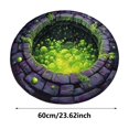 thumbnail image 4 of Halloween Theme 3D Visual Optical Floor Mat,Green Poison Swamp&Well Hole Design Non- Washable Illusion Round Rugs,for Home,Party,Trick or Treat Entry Decor, 4 of 6