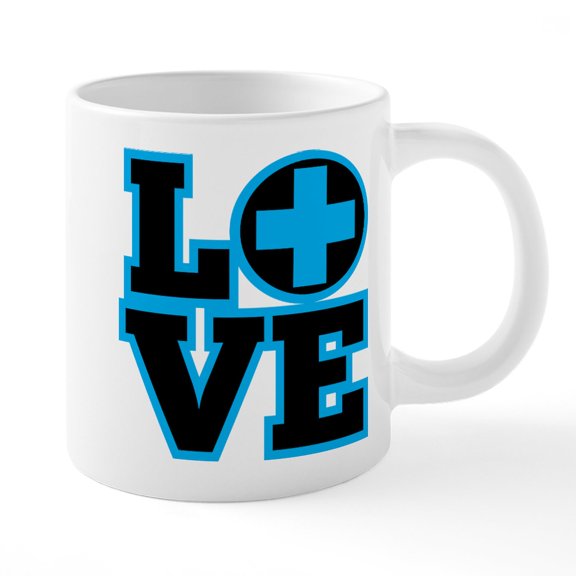 CafePress - Nurses Love - 20 Oz White Ceramic Mega Mug