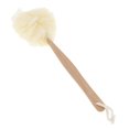 thumbnail image 3 of 2 Pack Long Handle Brush Puff Exfoliator White, 3 of 5