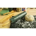 thumbnail image 4 of Fox Run Marble Rolling Pin with Wooden Base, Green, 10" Barrel, 4 of 8