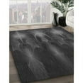 thumbnail image 2 of Ahgly Company Indoor Round Patterned Charcoal Black Area Rugs, 3' Round, 2 of 6