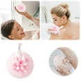 thumbnail image 2 of 2025 Sunflower Suction Cup Bath Sponge Function Exfoliating Brush with Finger Rings Gentle Loofah for Skin Cleansing Experience, 2 of 5