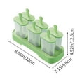 thumbnail image 2 of DIY Popsicle Mould - Colorful Ice Cream Maker with 6 Slots, Durable Plastic Freezer Mould, Easy Release for Homemade Ice Lollies, Ideal for Fruit Juices and Yogurt, Perfect for Family and Parties, 2 of 6