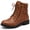 Brown, variant on Women's Casual Durable Lightweight Booties Breathable Walking Boots Grey 9.5