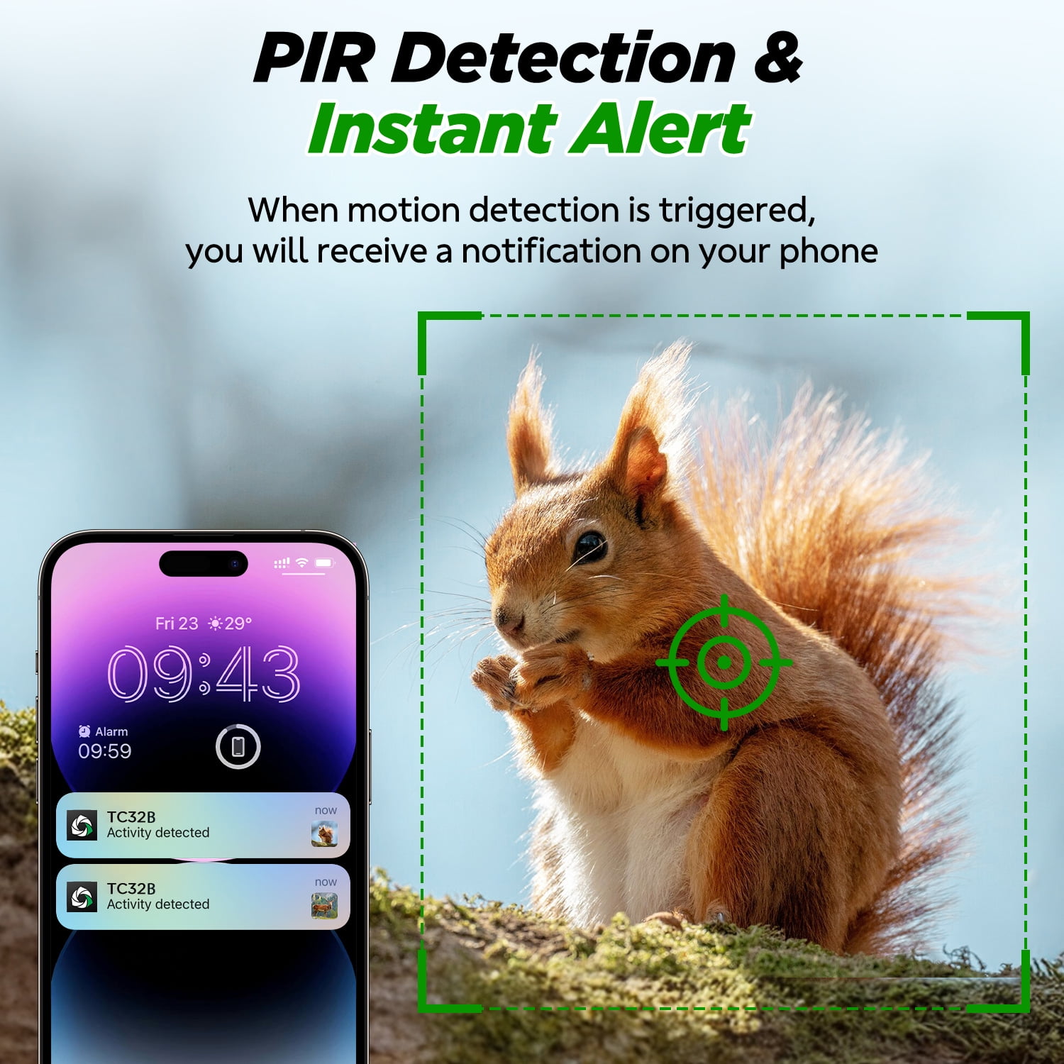 CAMPARK 4G LTE Cellular Trail Camera 2 pack, Built-in SIM Card Hunting Game  Cameras 7800mAh Solar Battery 360° View Auto Tracking Motion Activated
