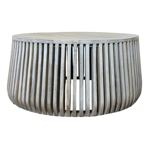 Carolina Cascade 36" Coffee Table in Whitewash