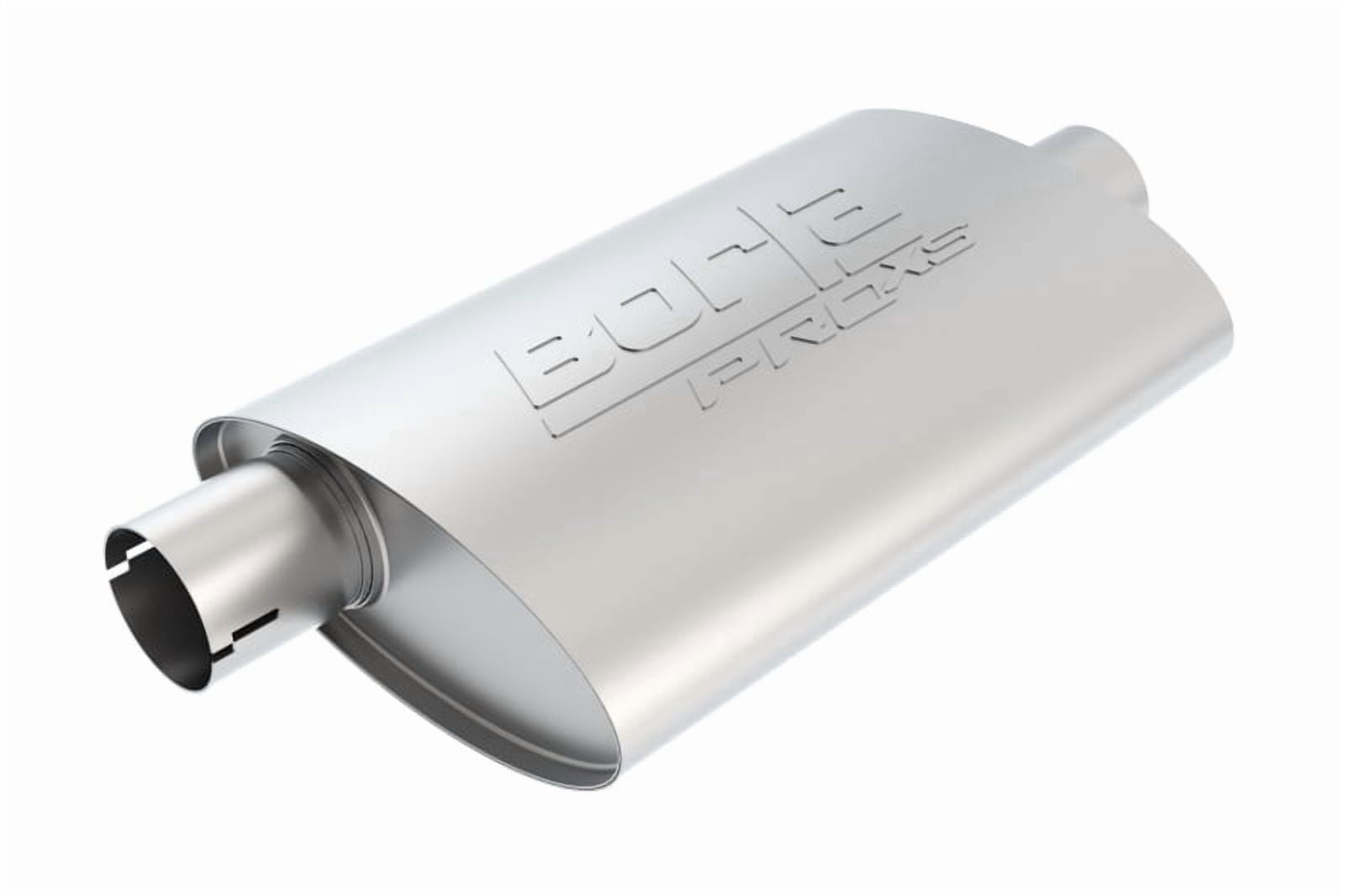 Borla 400483 Stainless Steel Single Wall Oval Exhaust Muffler
