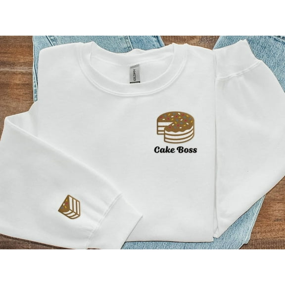 Boss Baking Embroidered Crewneck