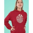 thumbnail image 2 of There's Only One Earth Hoodie Women -Image by Shutterstock, Female Small, 2 of 4