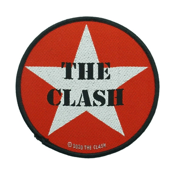 The Clash Standard Patch Military Logo new Official Red