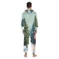 thumbnail image 7 of IAUYY Unisex Adult Onesie Pajamas Ultra-Soft Crystal-Soft Fabric, Halloween Adult Onesie Pajamas Adults,With a Zipper Plus Size Onesie Pajamas, The Red Mailbox, 7 of 7