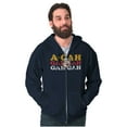 thumbnail image 4 of Funny A-Gah Popeye The Sailor Laugh Zip Up Hoodie Men's Women's Brisco Brands S, 4 of 5