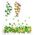 thumbnail image 7 of U-Shark®  3D Butterfly Wall Decor, 48Pcs 3 Sizes 4 Colors, Removable Wall Stickers Butterfly Wall Decals for Party Decoration Kids Bedroom Wallpapers Decor Poster, 7 of 7
