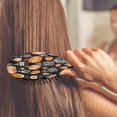thumbnail image 3 of Halloween Pumpkin Doodle Pattern Hair Brush,Girls Detangling Hair Brush,Glide Through Tangles with Ease for Wet & Dry Hair,8.8"X2.8", 3 of 7