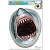 Beistle 12" x 17" Shark Toilet Topper Peel 'N Place Sticker 4/Pack 54360