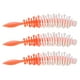 thumbnail image 4 of 10 Uds cebos blandos colores dobles simulación de cola de aguja Kit de señuelo de pesca de silicona para lubina bagreSZCOLOR: B, 4 of 10