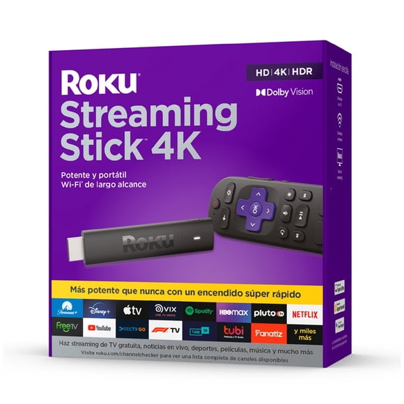Reproductor de Streaming Roku Stick 4K