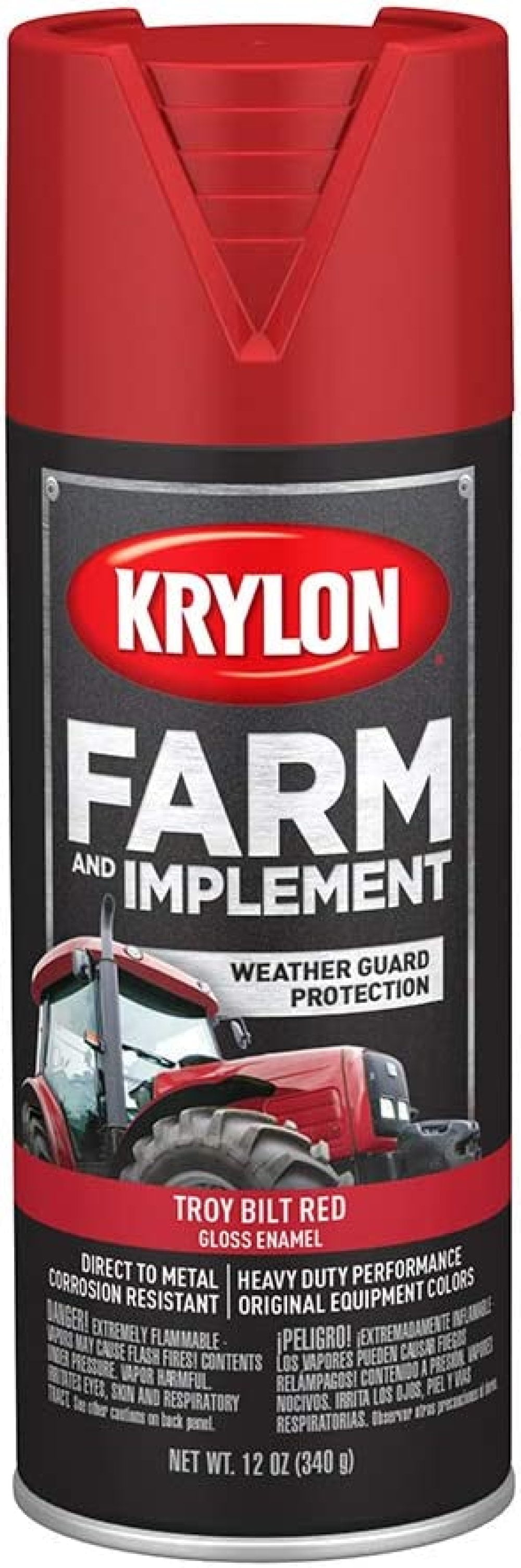 Krylon Farm & Implement Paint Aerosol Troy Bilt Red