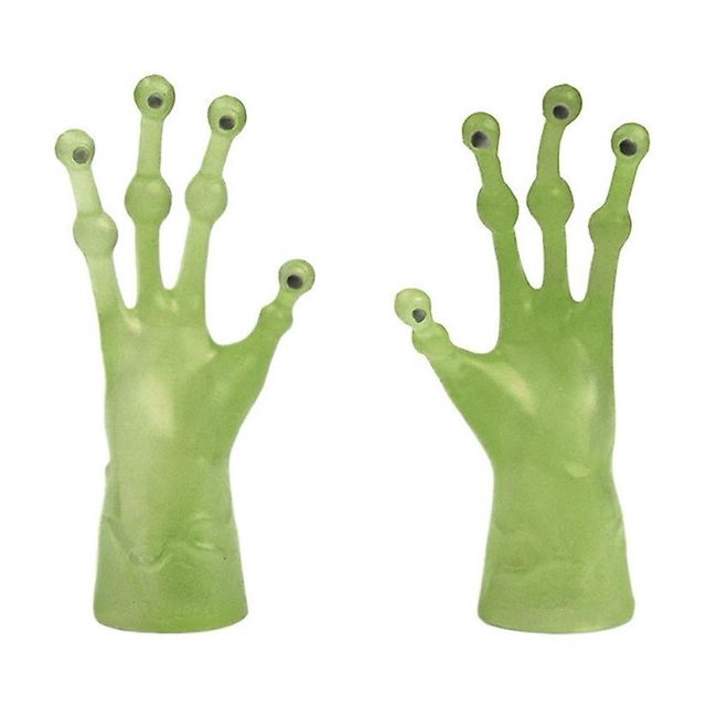 Finger Puppets, divertidos juguetes pequeños con forma de cabeza de acebo y animal, 2 unidades