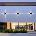 thumbnail image 3 of Luces de pared LED oso de fresa 12W a prueba de agua IP65 Black-6000k, 3 of 5