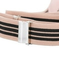 thumbnail image 4 of Buyless Fashion Adjustable 2 Pack Suspenders for Kids Toddlers Baby Elastic Solid Color 1 Inch - Y Back Design - 5102-2-Beige-Black-Stripe-26, 4 of 7