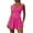 Hot Pink, variant on ZZwxWA Womens Athletic Romper Tennis Dress with Separate Shorts and Bra Onesie Open Back Jumpsuits Workout Shorts Dresses