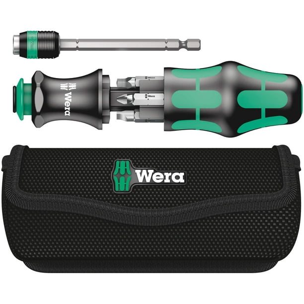 Destornillador Wera KK 26 7 en 1 con soporte de punta extraíble