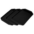 thumbnail image 4 of Plastic Tray, PP Material Food Tray Heat Resistance  For Buffet Restaurant For Hotels Black, 4 of 8