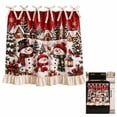 thumbnail image 4 of Christmas Oven Skirts for Stove Holiday Oven Door Cover,Christmas Oven Skirt and Stove Curtain with Ruffle Trim, Farmhouse Oven Skirt Curtain for Xmas Holiday Winter Kitchen Decor, 4 of 4