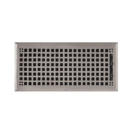 

Signature Hardware 915125-6-14 Mission Brass Wall Register - Nickel