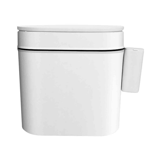 Household Press Open Lid Plastic Storage Box Toilet Living Room Dry And Wet Separation Garbage Bin