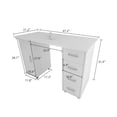 thumbnail image 6 of Double Edged Manicure Nail Table,Nail Table Station Desk with 4 Drawer sand 2 Storage Box,Spa Beauty Salon Nail Table Station Desk Art Equipment, 6 of 9