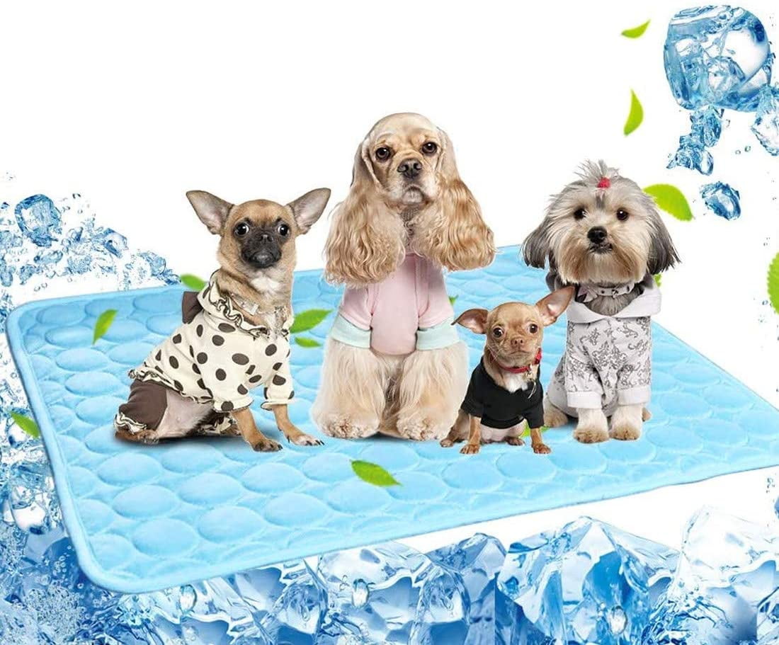Dog Cat Mat Summer Pet Cooling Bed for Small and Medium Dog Ice Silk Cool Mat Sofa Cold Feeling Pet Mat