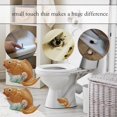 thumbnail image 6 of 1*Toilet Bolt Cap Toilet Caps Decorative Frog Fish & Turtles Ceramic Decorative Toilet Covers Caps Cute Porcelain Toilet Caps Tall Toilet Covers Decorative Animals, 6 of 7