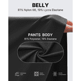 thumbnail image 2 of G4Free Maternity Shorts with Pockets Over The Belly Stretchy 6'' Pregnancy Yoga Pants Athletic Workout, 2 of 8