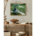 thumbnail image 4 of Drsoum Vintage Wall Art 11x14in Natural Framed Classic Elegant Lady Holding An Umbrella Victorian Wall Prints Kitchen Bathroom Office Decor, 4 of 6