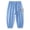 Blue, variant on SROBPTY Toddler Boys Pants Print Straight Leg Soft Elastic Waist Breathable Trousers for 1-3Y