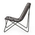 thumbnail image 6 of Juan Outdoor Wicker Accent Chairs, Set of 2, Gray and Black, 6 of 8