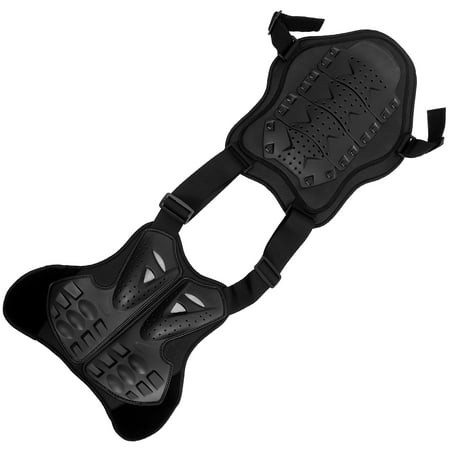 

Anti-collision Armor Kid Protective Vest Outdoor Sports Protective Gear Armour Vest for Riding Sports (Size M Black)