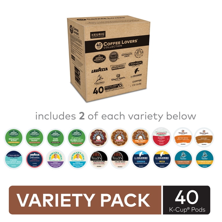 Keurig 11箱セット Keurig Coffee Lovers' Collection Light, Medium, and Dark Roast K