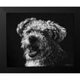 thumbnail image 2 of Chapman, Julie T. 24x20 Black Modern Framed Museum Art Print Titled - Canine Scratchboard XXV, 2 of 5